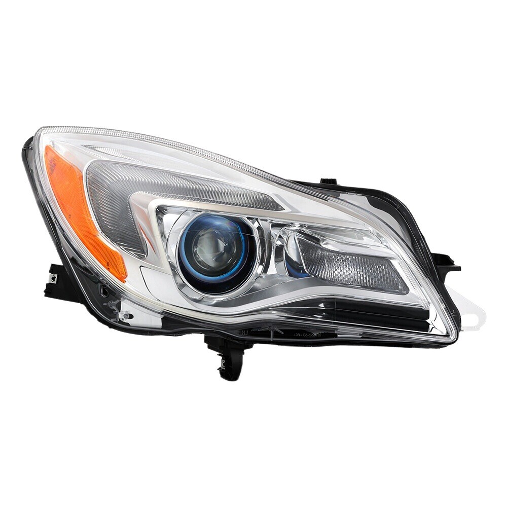 For 2014-2017 Buick Regal Halogen Headlight w/Bulb Chrome Right Passenger Side