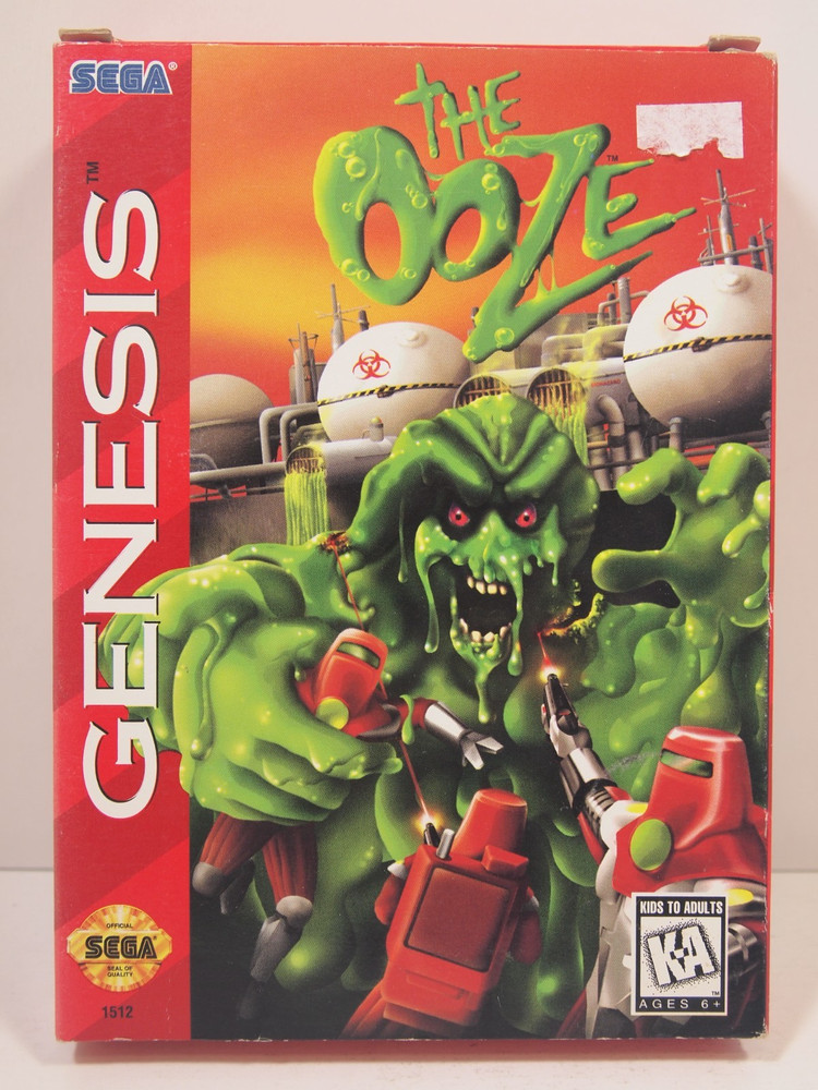 The Ooze (SEGA Genesis) Authentic CARDBOARD BOX ONLY