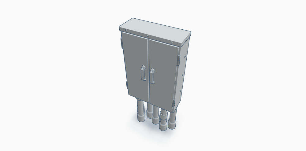 Electrical Distribution / Service Panel HO, N, S and O Scales