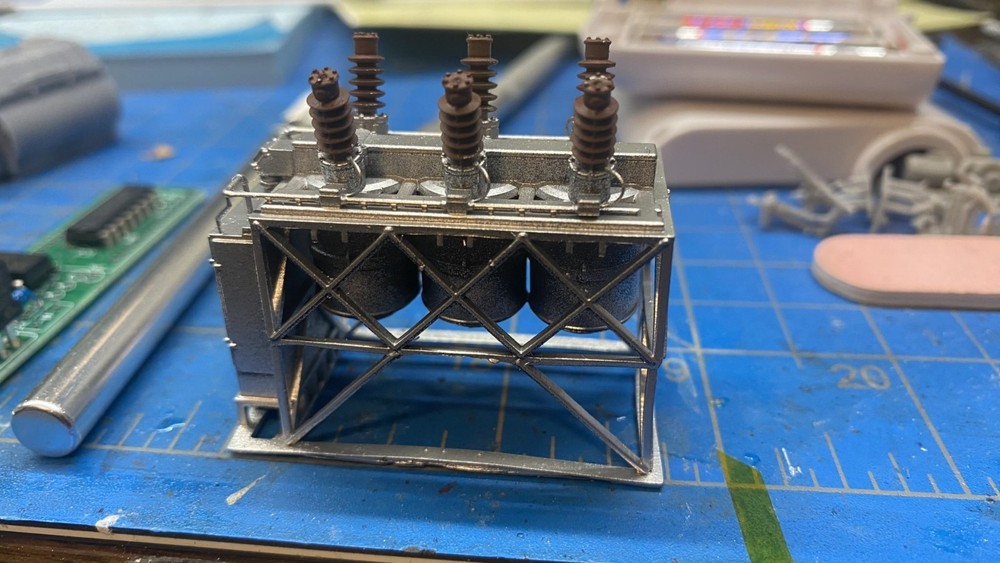 3-Phase Automatic Station Reclosure - HO scale - 3D resin printed