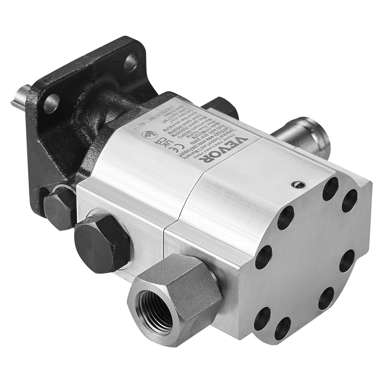 VEVOR Hydraulic Wood Log Splitter Pump 11GPM 2 Stage 3000PSI Hydraulic Gear Pump