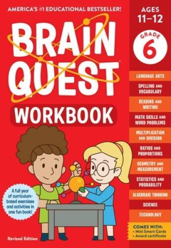 Brain Quest Workbook: 6th Grade Revised Edition (Brain Ques - VERY GOOD
