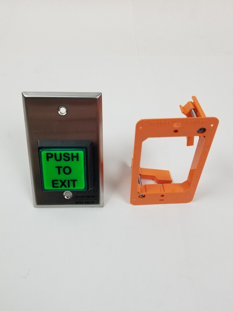 Assa Abloy Securitron EEB2 Emergency Exit Button Green 30 Second Timer NEW