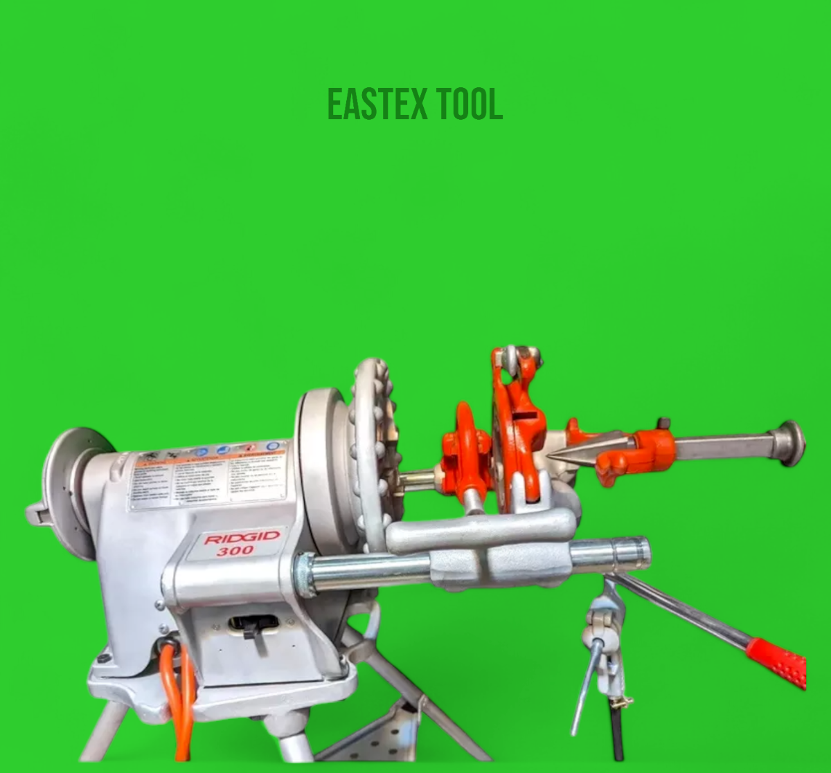RIDGID 300 PIPE THREADING MACHINE **57 RPM** REFURBISHED by EASTEX TOOL, LLC