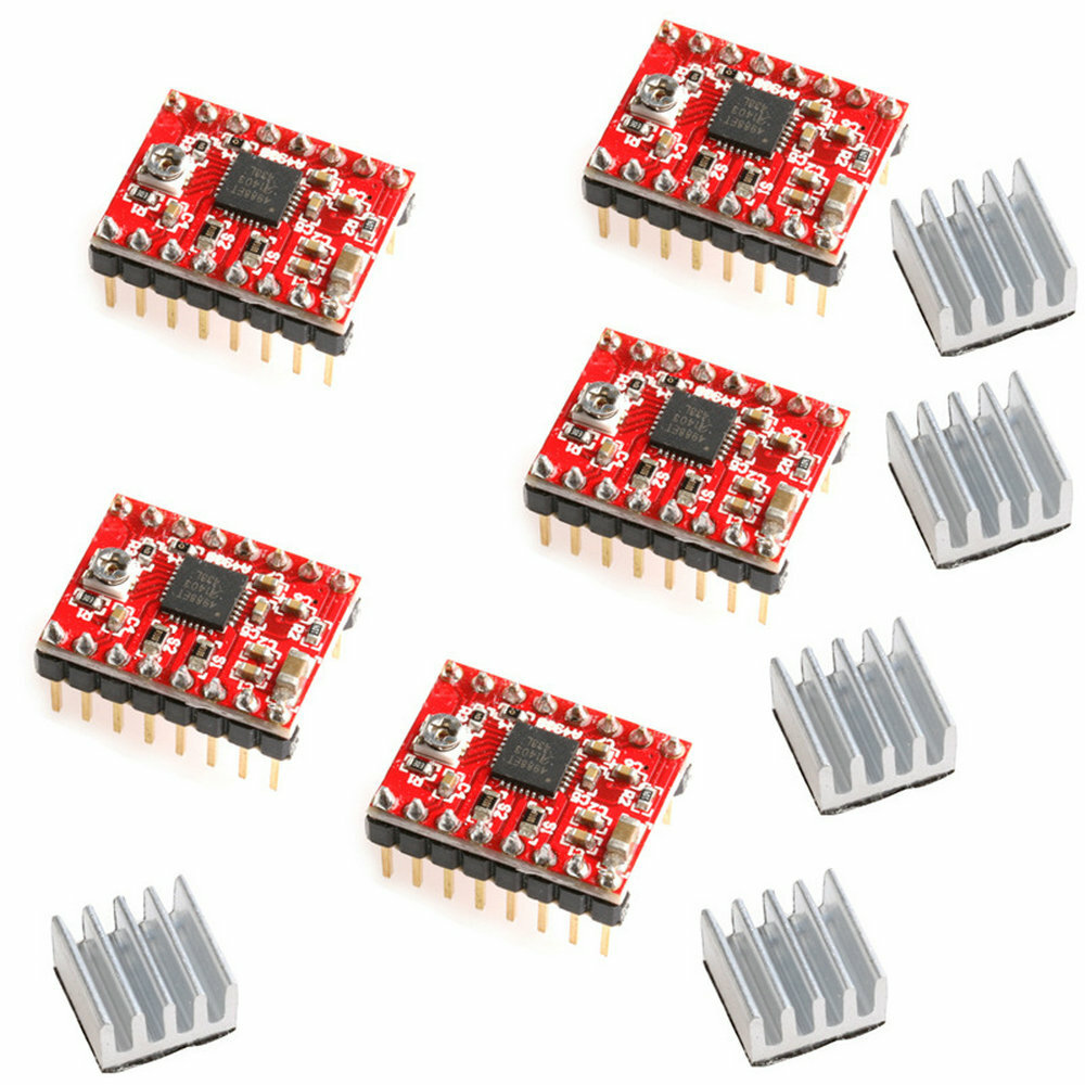 5PCS A4988 3D Printer Stepper Motor Driver Module StepStick for Pololu Reprap