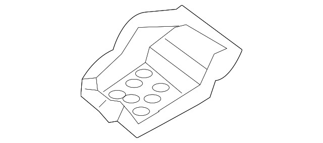 Genuine GM Rear Tow Eye Bracket 96533929