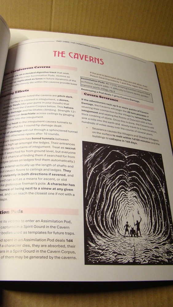 MODULE - THE CARNIVOROUS CAVERNS *NM/MT 9.8* DUNGEONS DRAGONS