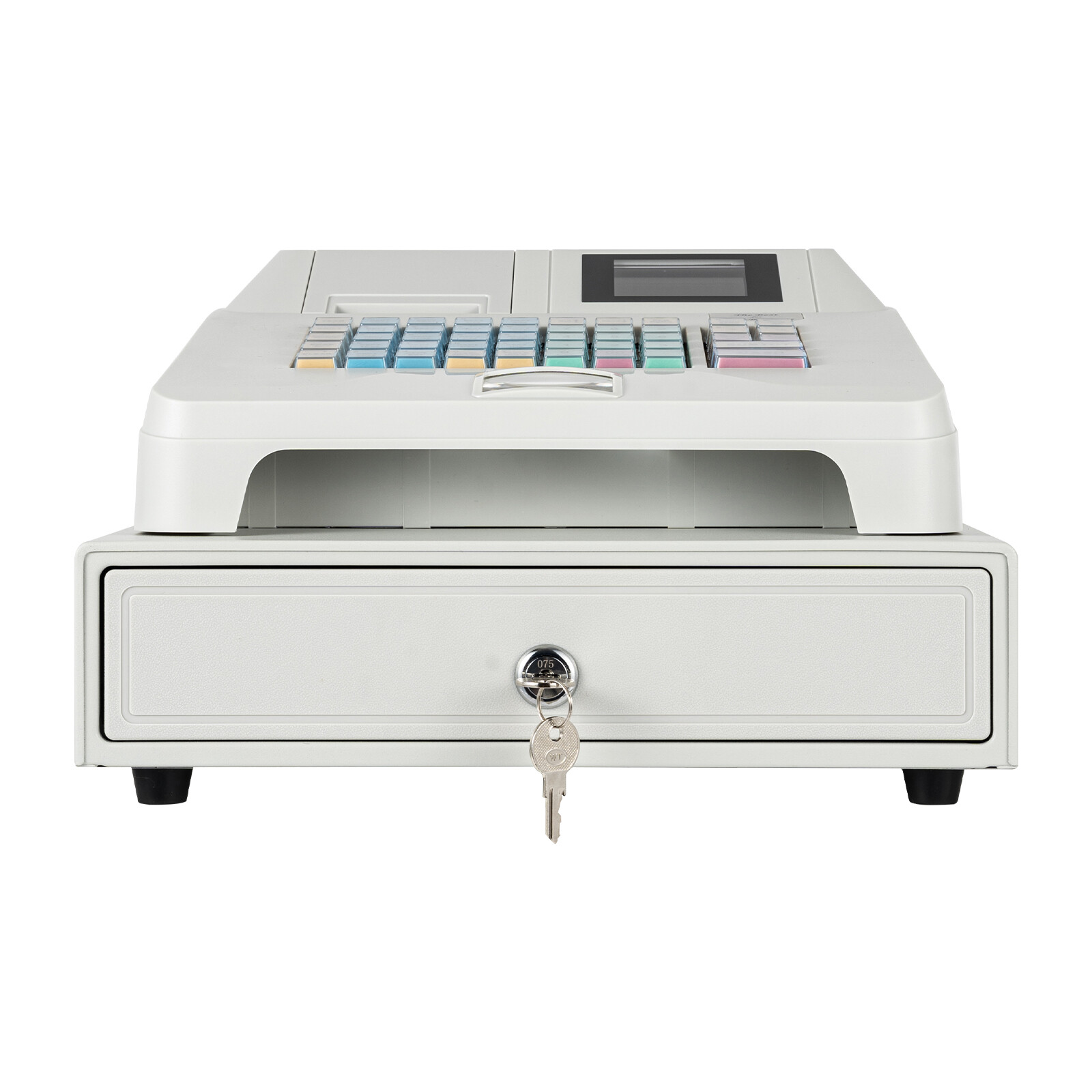 Electronic Cash Register with 48 Keys, LCD Display & Secure Drawer