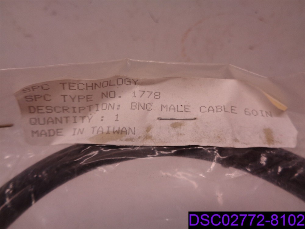 SPC Technology 1779 BNC Male Cable 60"