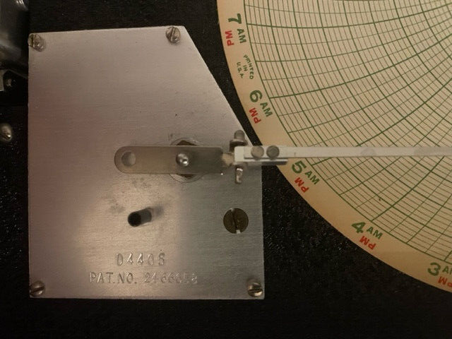 SERDEX 7 DAY CHART RECORDER REL HUMIDITY/ TEMP MOD. D4405 (Bad Clock Spring)