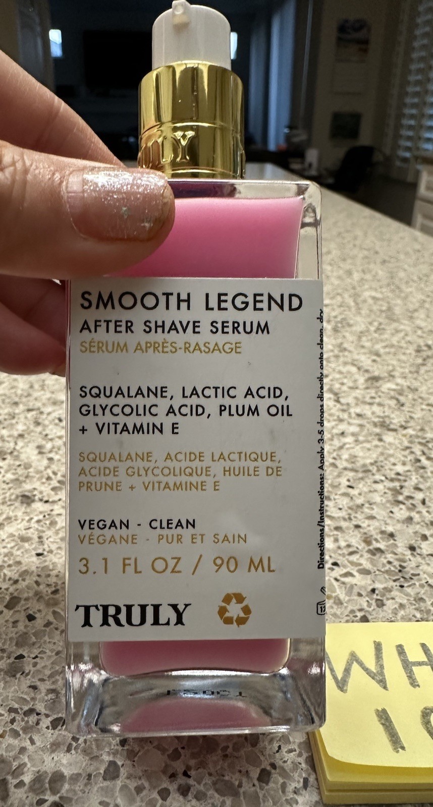Truly Smooth Legend After Shave Serum Squalene 3.1oz/90mL FULL SZ $33 Smoothing