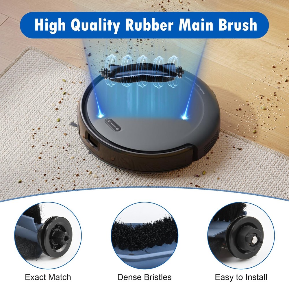 20 Pack Replacement Accessories Compatible with eufy C10 Robot Vacuum Cleaner...