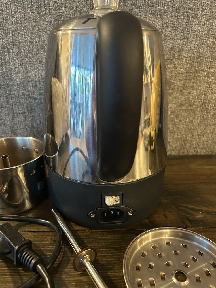 Bialetti DK04B 4 Cup Coffee Pot Percolator - Intertek 35009
