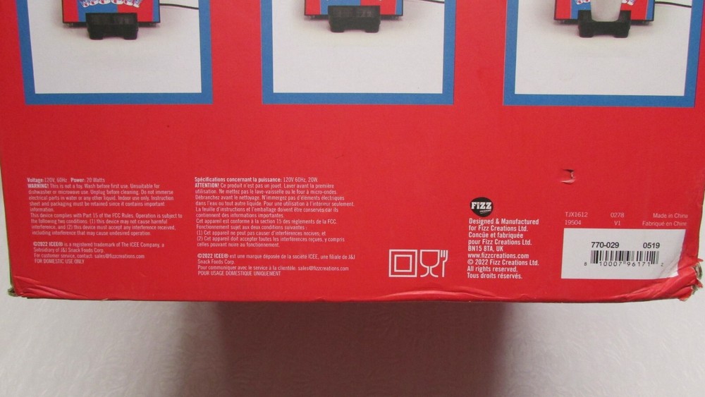 ICEE Slushie Making Machine Counter-top Electric Maker