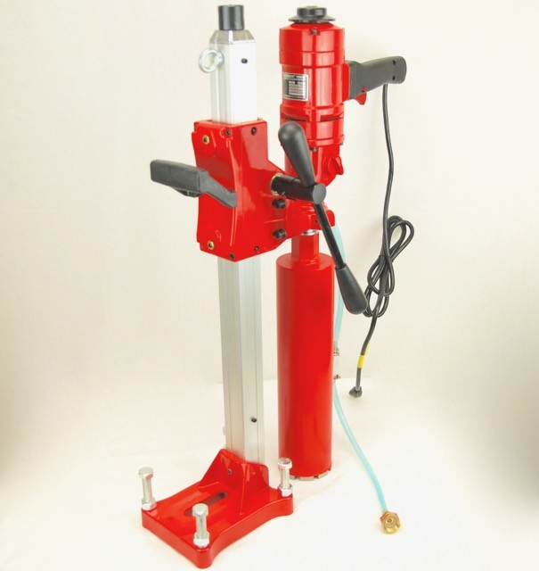 BLUEROCK ® TOOLS 4Z1WS CONCRETE CORING DRILL 2 SPEED W/ STAND & 2 CORE BITS