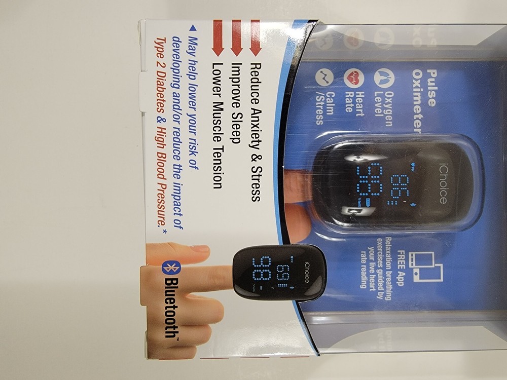iChoice Smart Pulse Oximeter+relaxation coach
