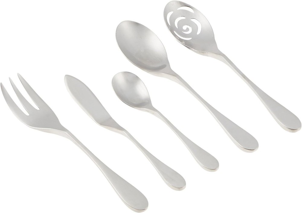 Knork Original 18/0 Matte 5-Piece Serving Set