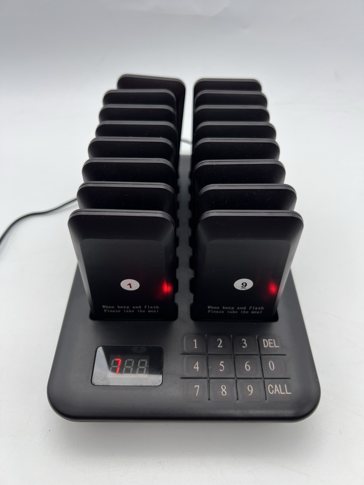 Unbranded Restaurant Pager System Calling Queuing 16 Buzzers OPEN BOX