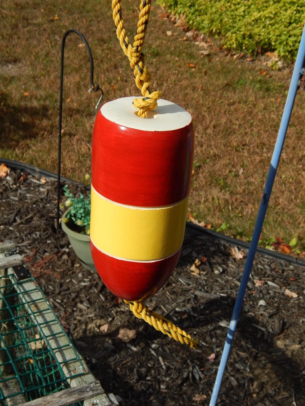 FREE SHIP 199 Maine Lobster BUOY nautical pot bouy float shore crab Lake CAPE