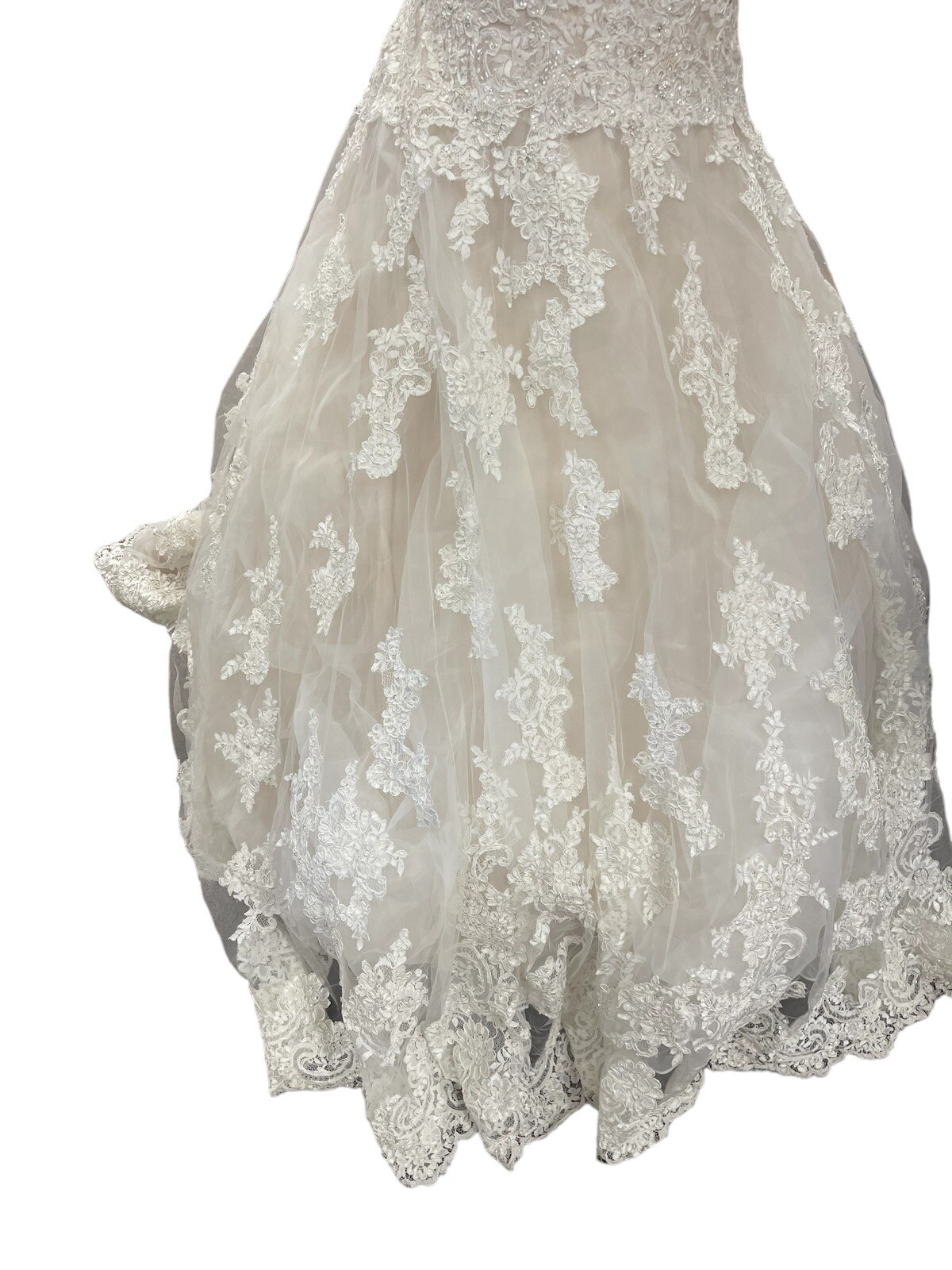 David Tutera Bridal Wedding Dress Sz 18 Crystals beading, simply amazing Ivory