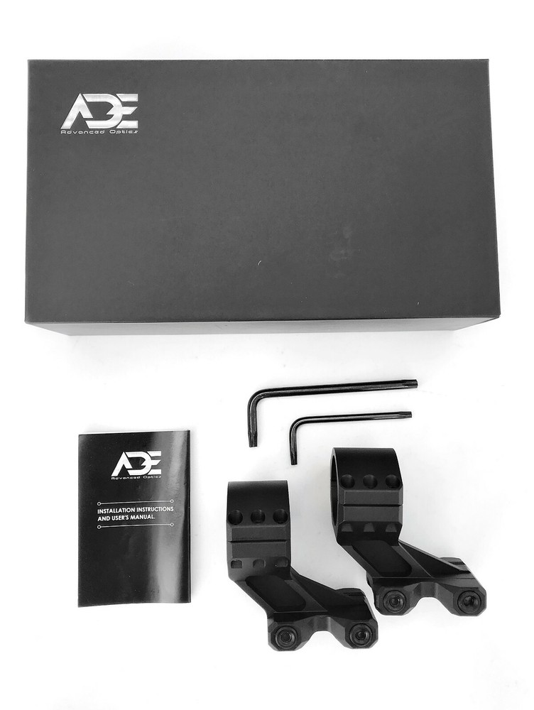 Ade Advanced Optics PS004 30mm MEDIUM PROFILE Offset Cantilever RifleScope Mount