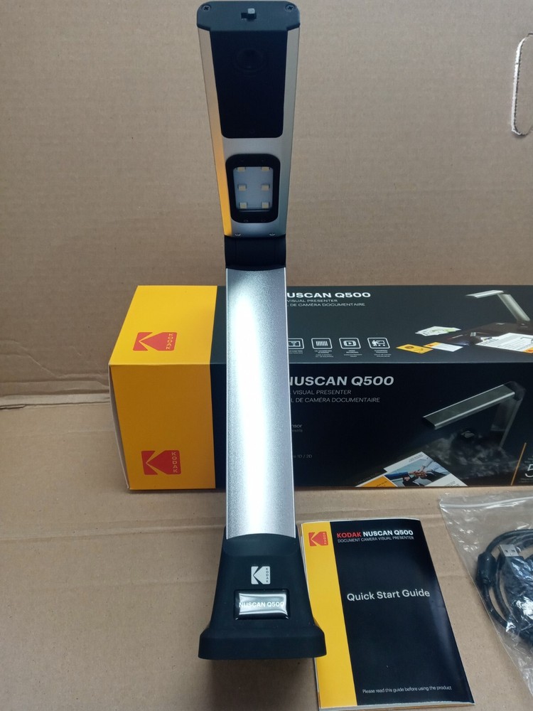 KODAK NUSCAN Q500 Document Camera Visual Presenter W/USB Cable