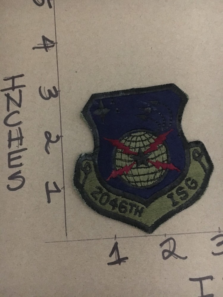 USAF 2046th ISG Squadron subdued patch 5/3/25