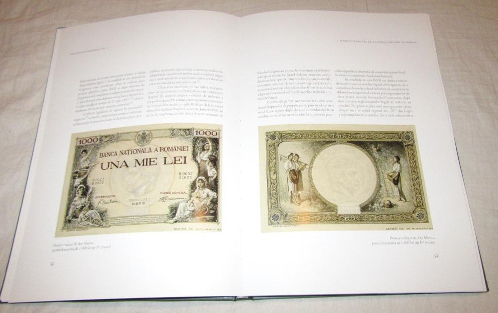 REDUCED PRICE! Romanian banknotes, trials, projects & specimens - 4 books