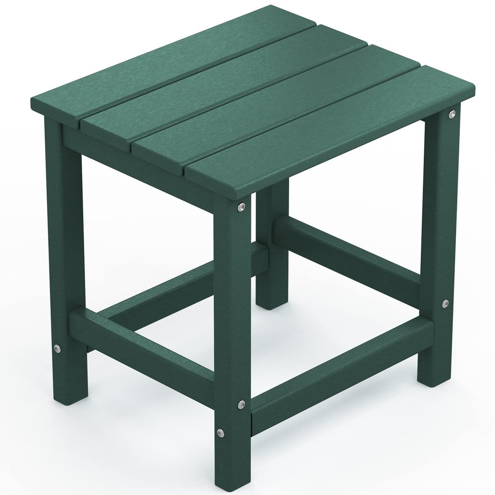 Adirondack Outdoor Side Table, Green