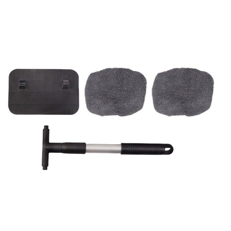 Telescopic Microfiber Car Window Cleaner Cleaning Brush Windshield Wiper Tools