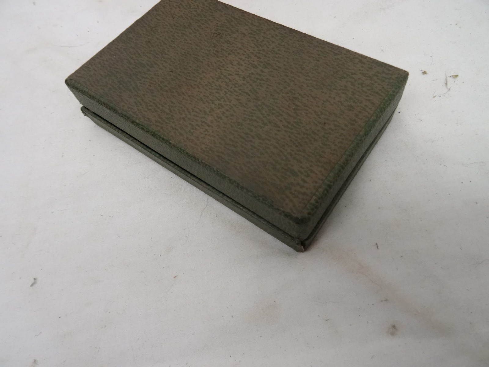 Spencer Pocket Crystal Radio with box and Spencer headphone and cables.