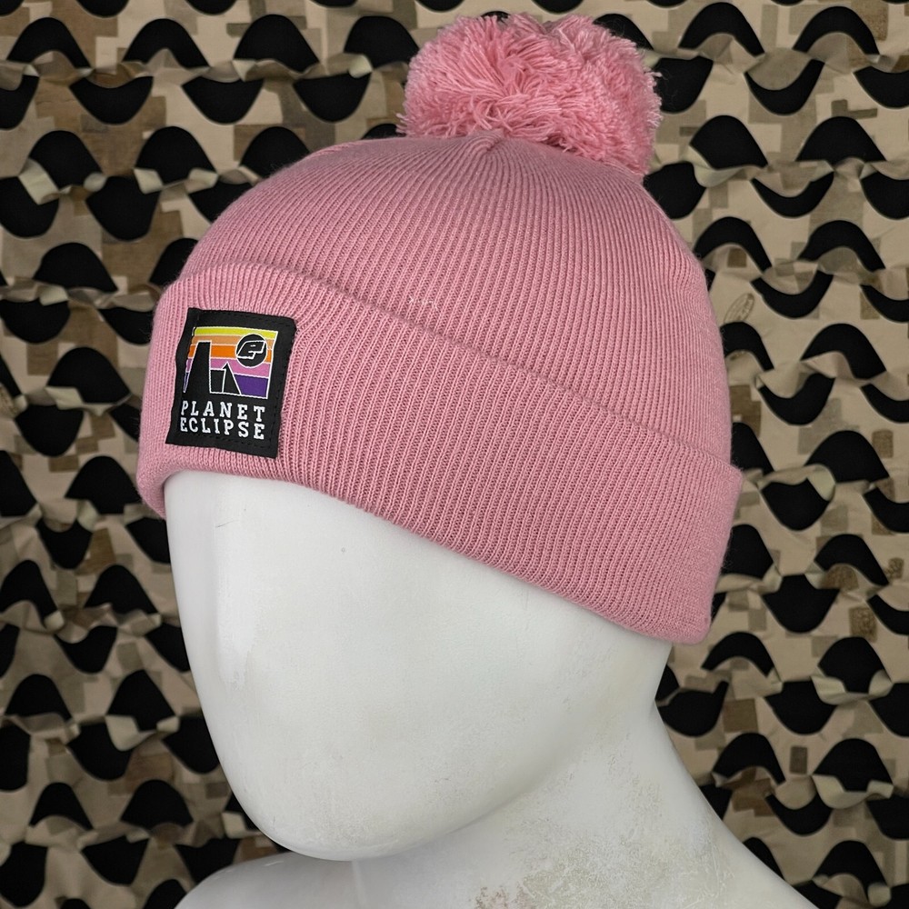 NEW Planet Eclipse Horizon Pom Beanie - Dusky Pink