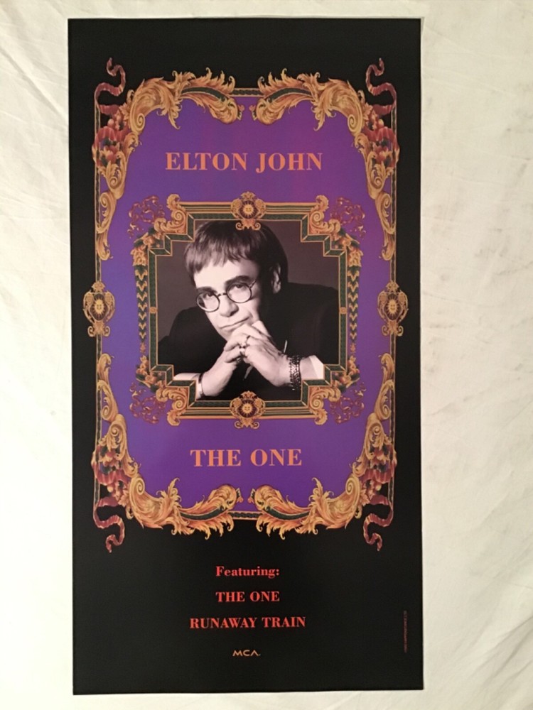 Elton John 1992 Promo Poster The One New Condition