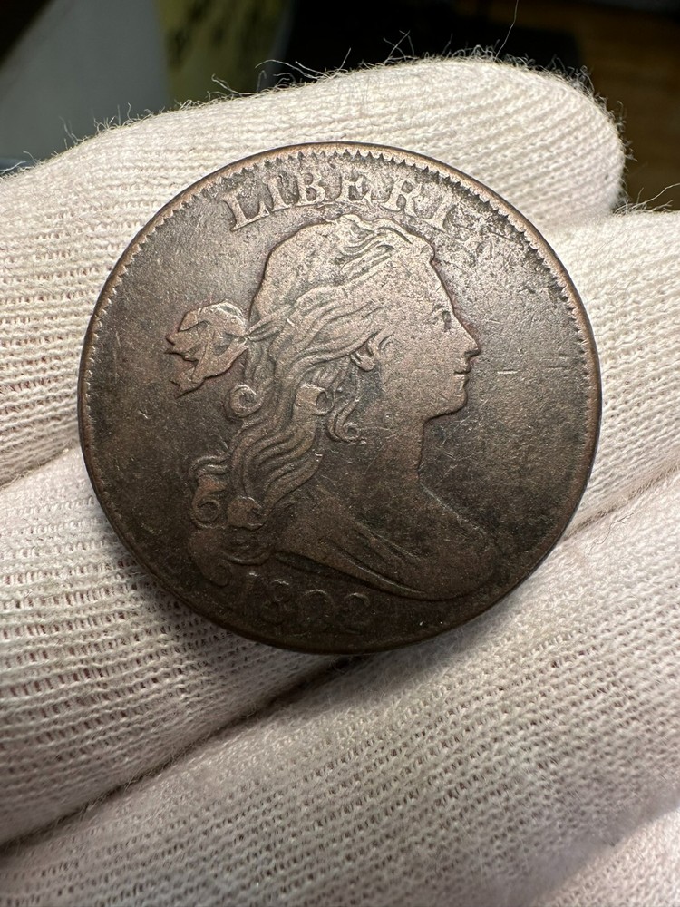 1802 Draped Bust Large Cent VF