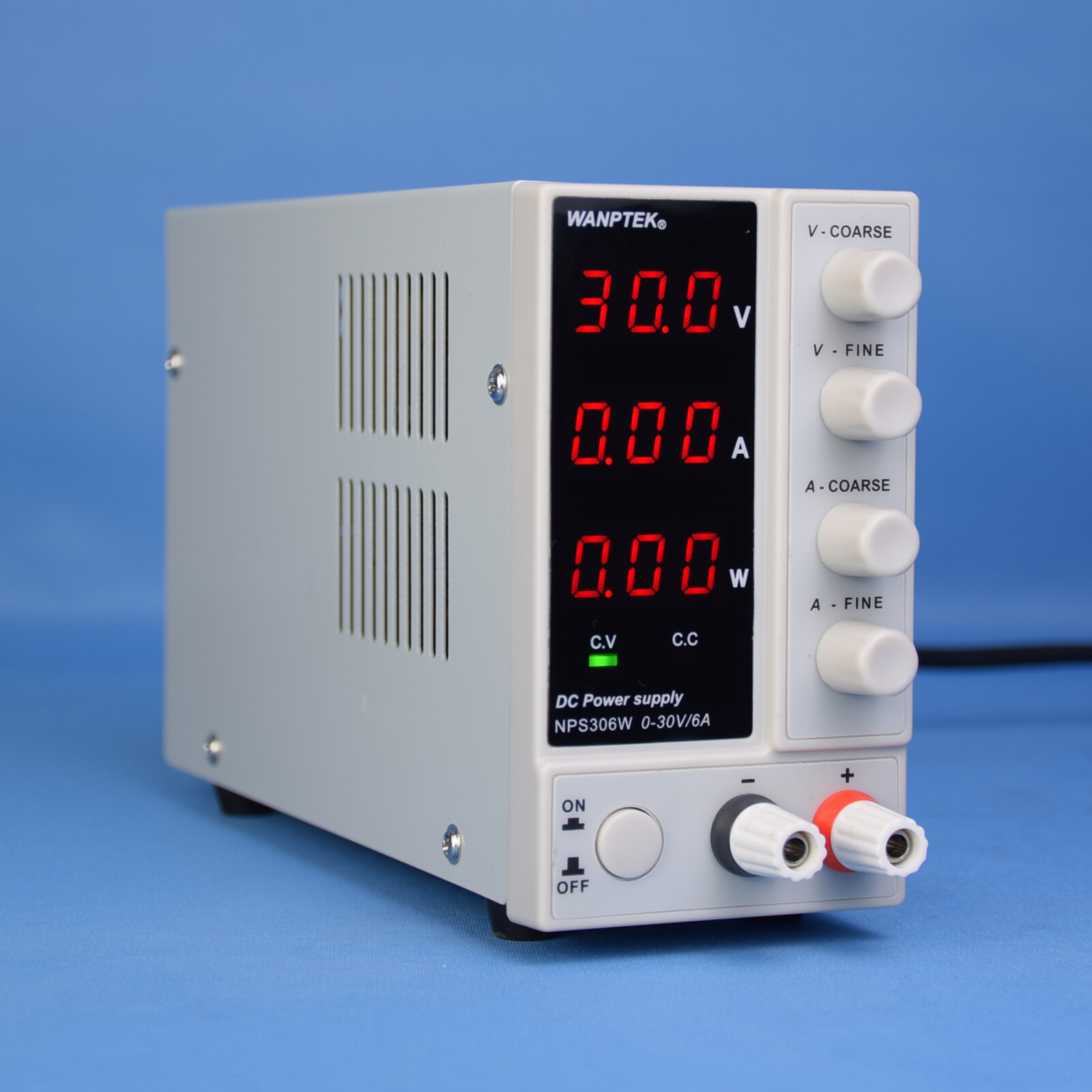 NPS306W Adjustable DC Power Supply 0-30V 0-6A with Digital Display