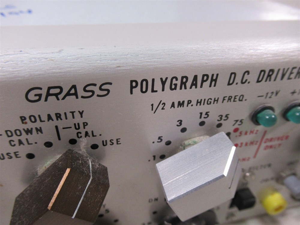 GRASS Polygraph D.C. Driver Amplifier 7DAG Rackmount Vintage Laboratory Device
