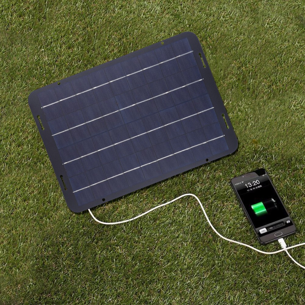 1-10 Pack 60W Solar Panel 18V Polycrystalline Silicon Solar USB Charging Panel