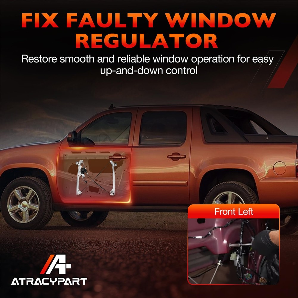 Power Window Regulator with Motor Front Left Driver Side Front Driver Side (LH)