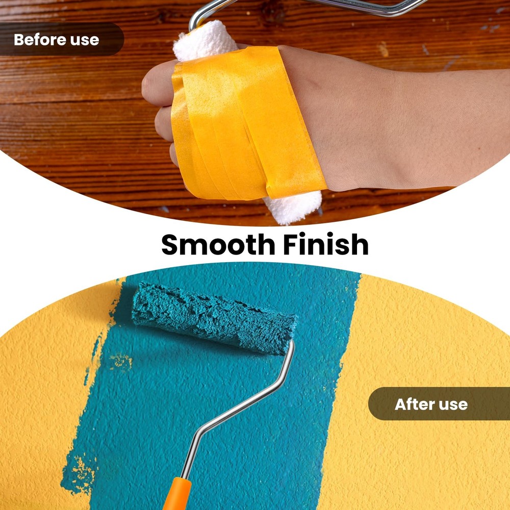 Paint Rollers, 5 Pack, 9 Inch Paint Roller Covers, Microfiber Paint Rollers, ...