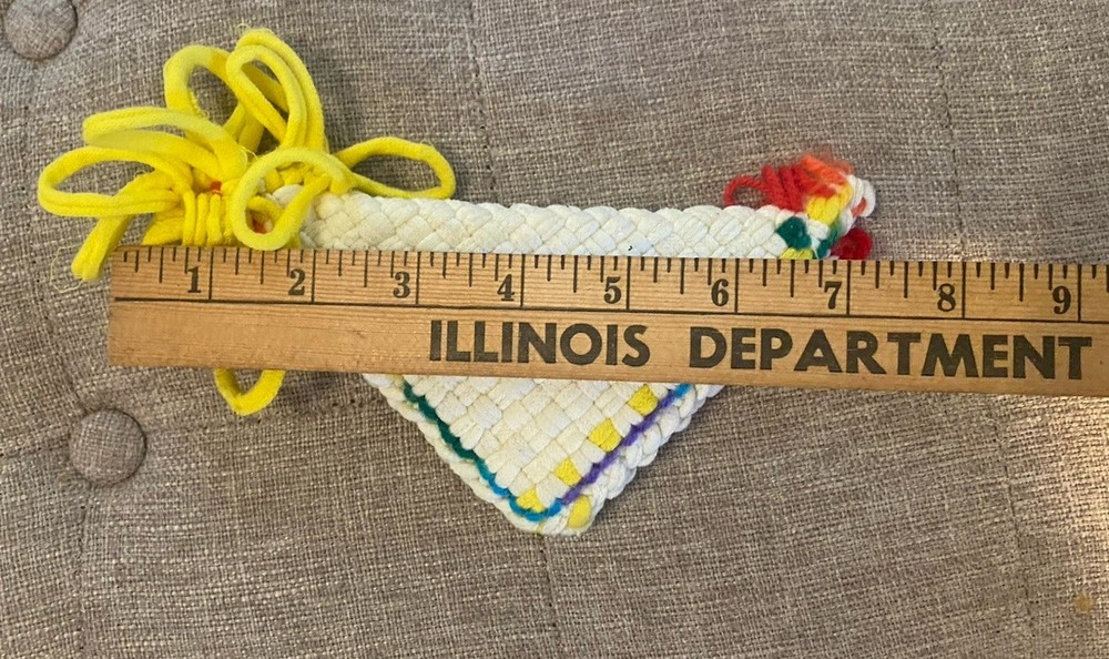 Vintage Unique Handmade Loop Rooster Potholder