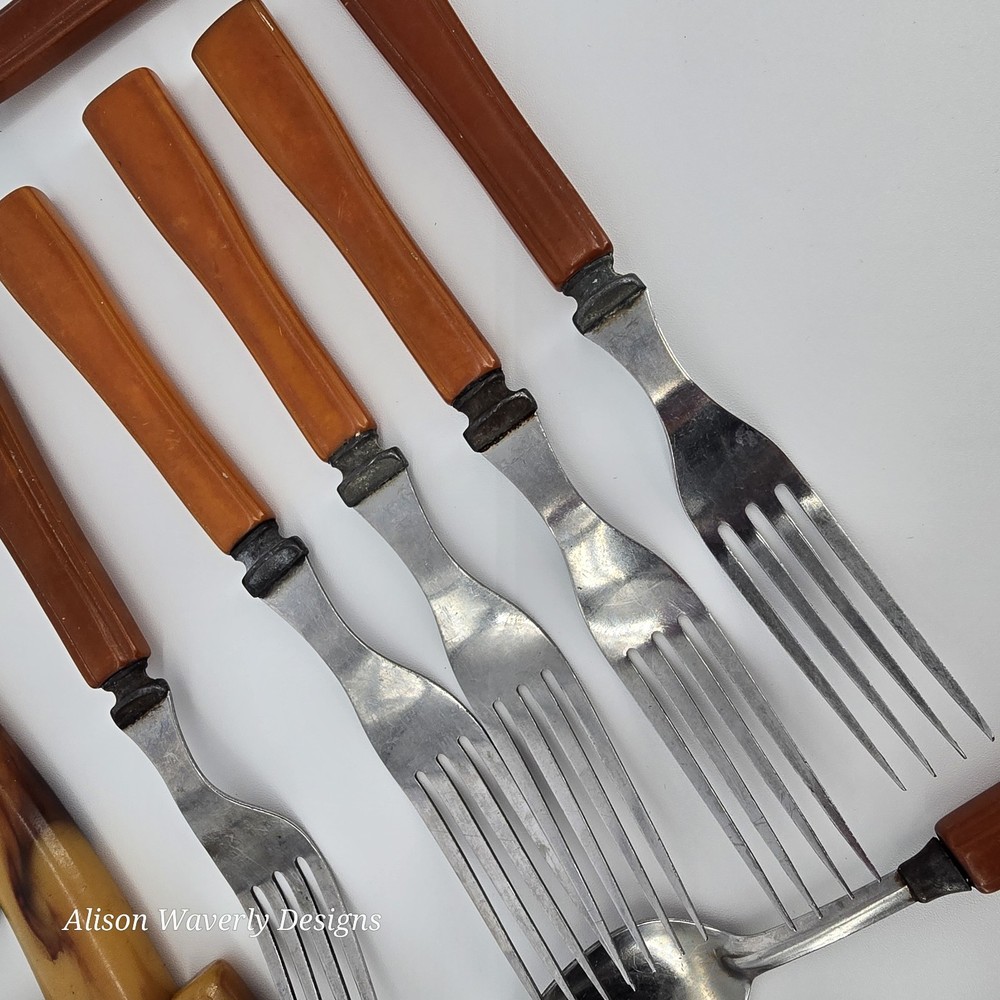 Bakelite Hostess Set & Utensils
