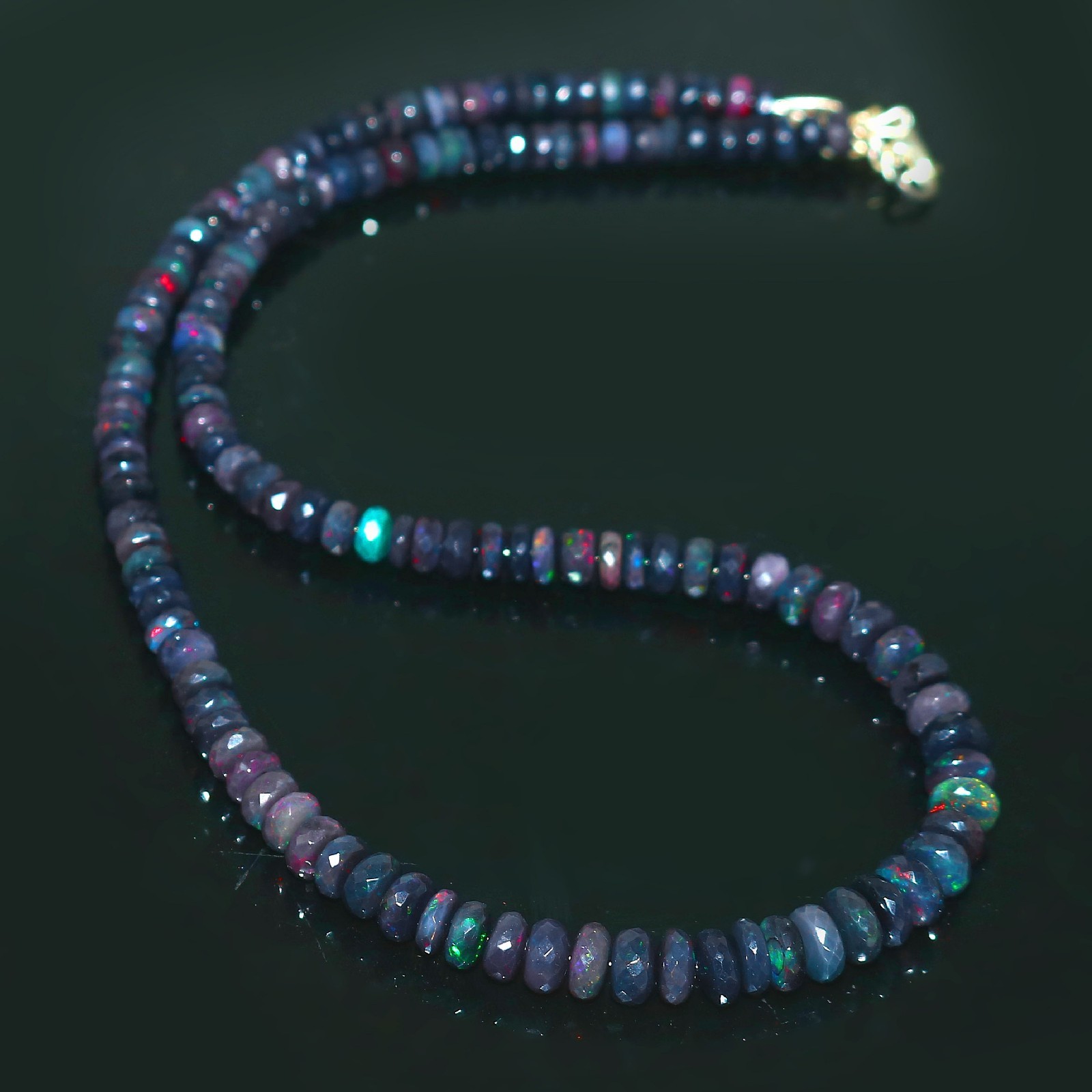 Natural Opal Bead Blue opal beads Rondelle Opal Gift for friend 7233