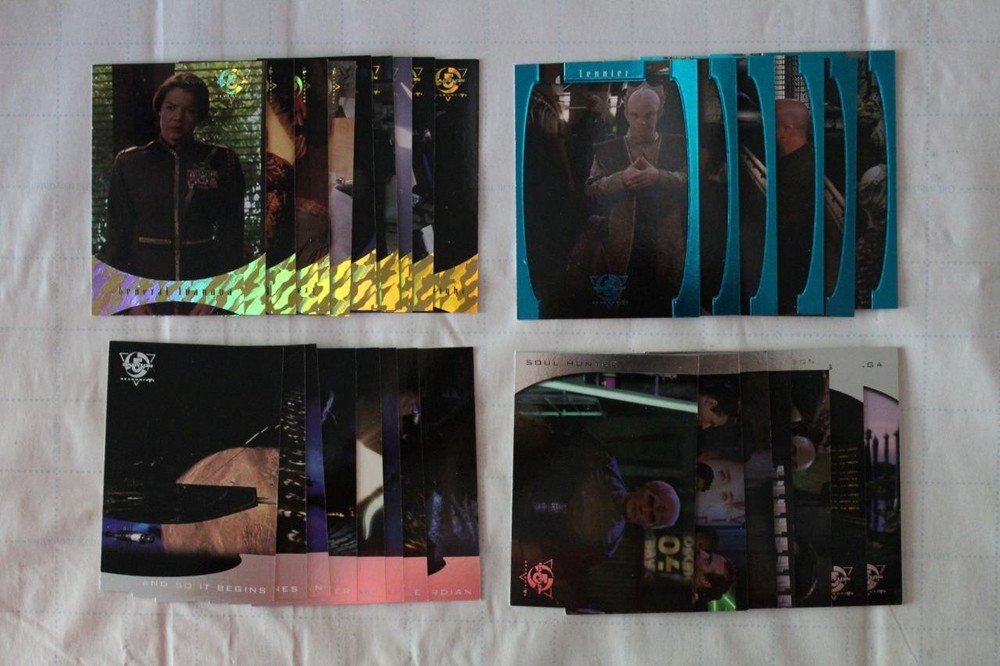 1998 BABALON 5 INSERT CARD SETS THIRD SPACE (9) RIVER (9) SLEEPING (9) EXIT (6)