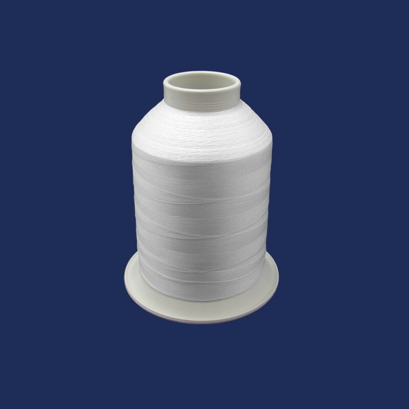 100% Trilobal Polyester Embroidery Threads White Pack 50