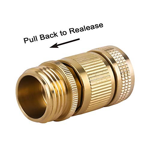 Garden Hose Quick Connect Solid Brass Quick Connector Garden Hose 2 Sets