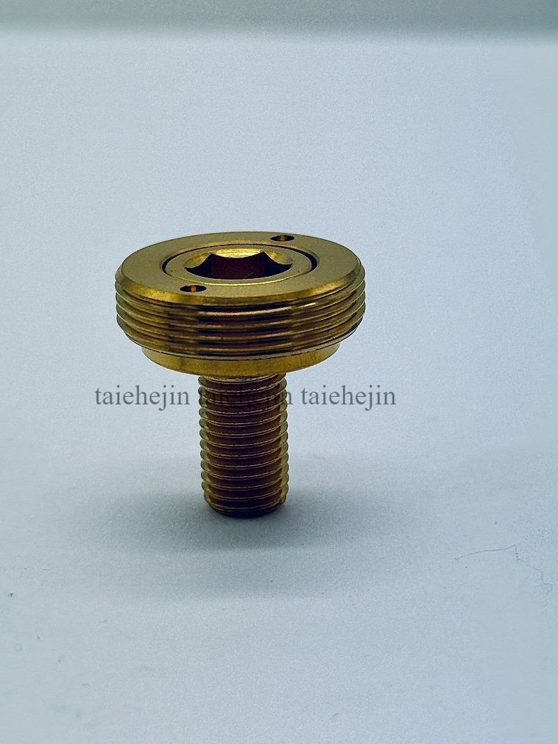 M8x15mm Bike Crank Titanium Bolts Screws Square Taper Bottom Bracket Ti Bolt Cap