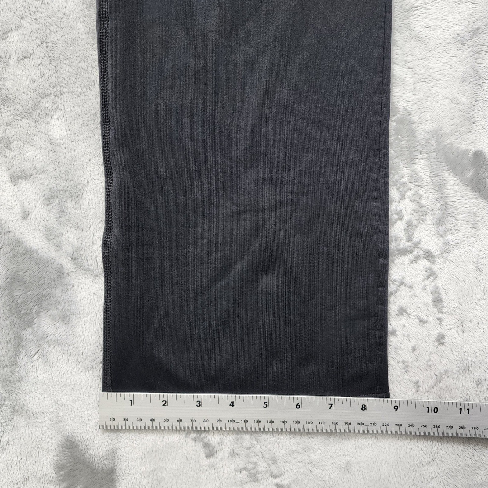 Nike Pants Womens L Black Dri-Fit Straight Leg Yoga Lined Workout Athletic Gym