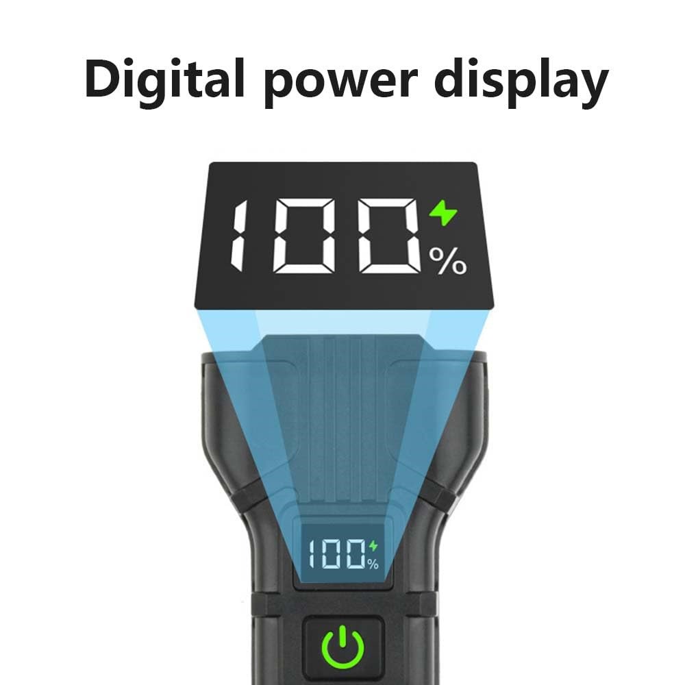 Rechargeable LED Mountain Bike Lights 90000LM Bicycle Torch Front &Rear Lamp