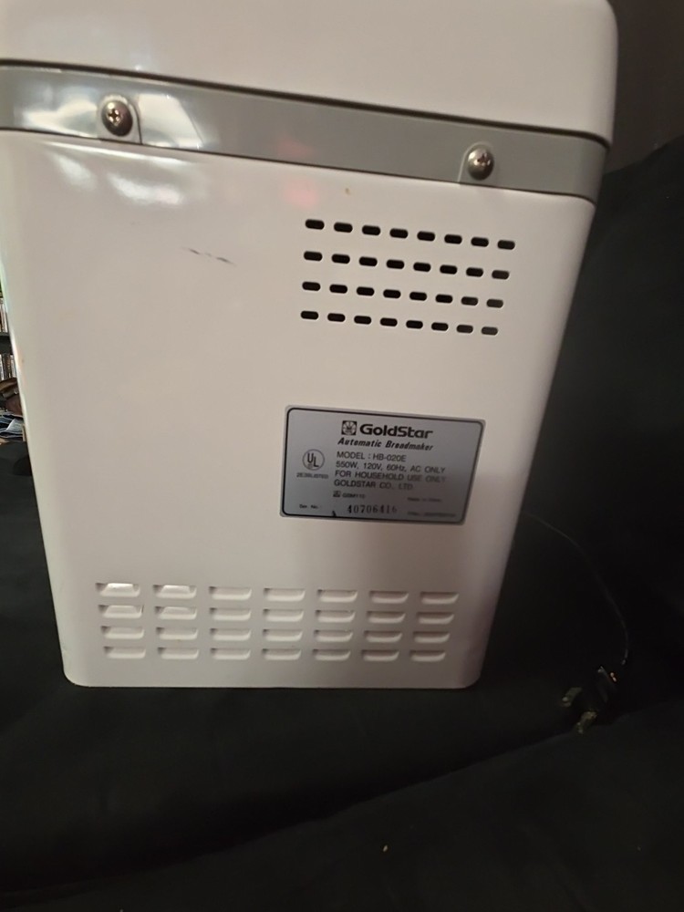 Gold star Breadmaker HB-020E Tested Works