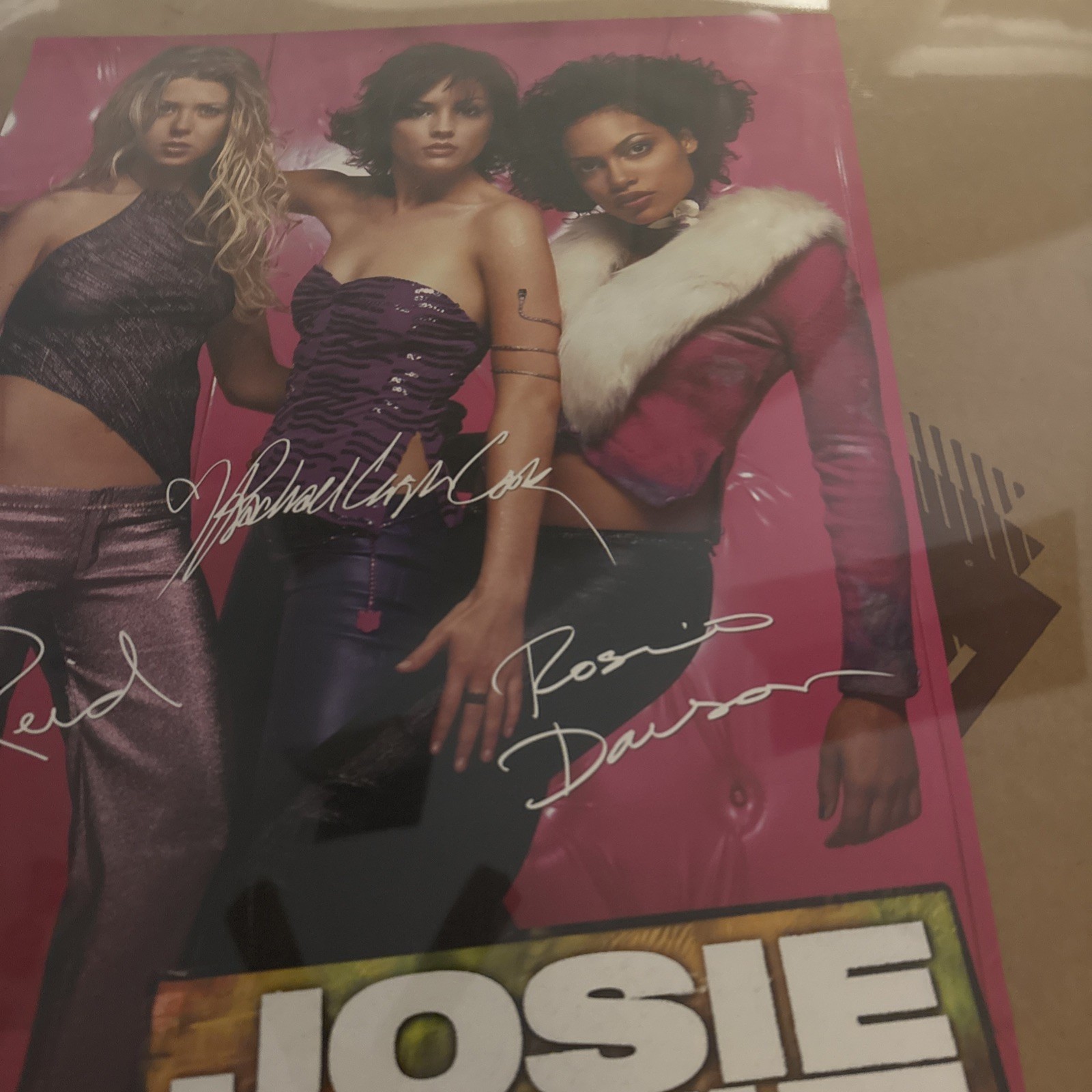Josie and The Pussycats 2001 Rare Movie Poster 27 x 18 Tara Reid Rosario Dawson